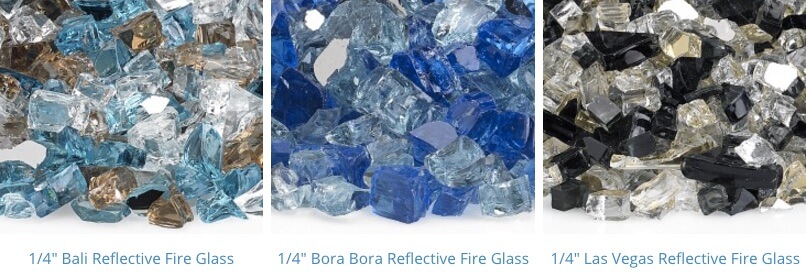 pre mixed fire glass 7-9