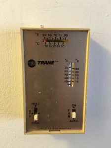 trane thermostat