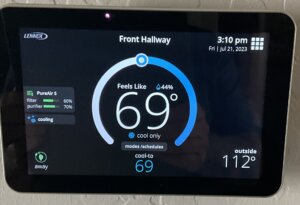 Ac thermostat example for how to cool your home 