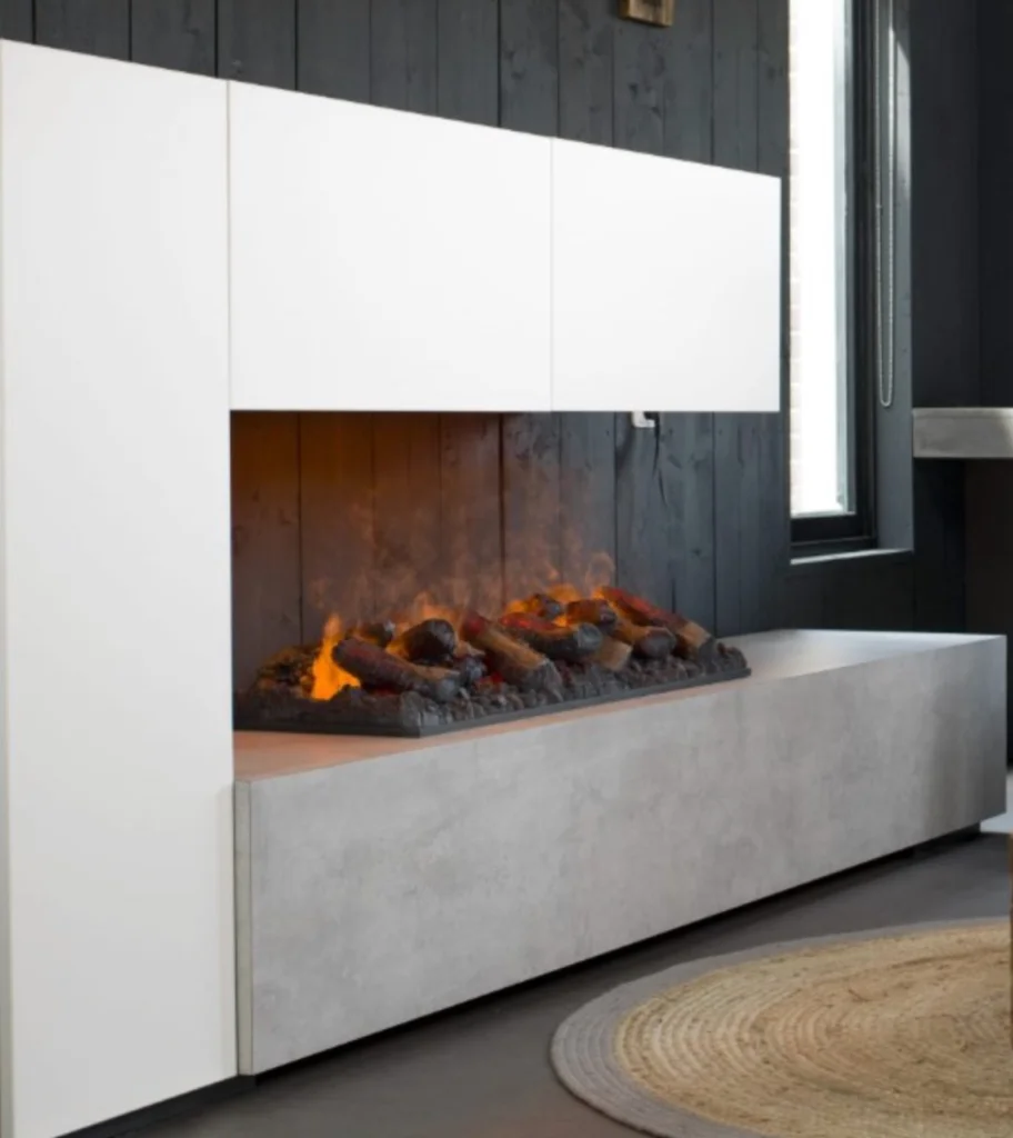 water vapor fireplace optimyst in showroom mesa az
